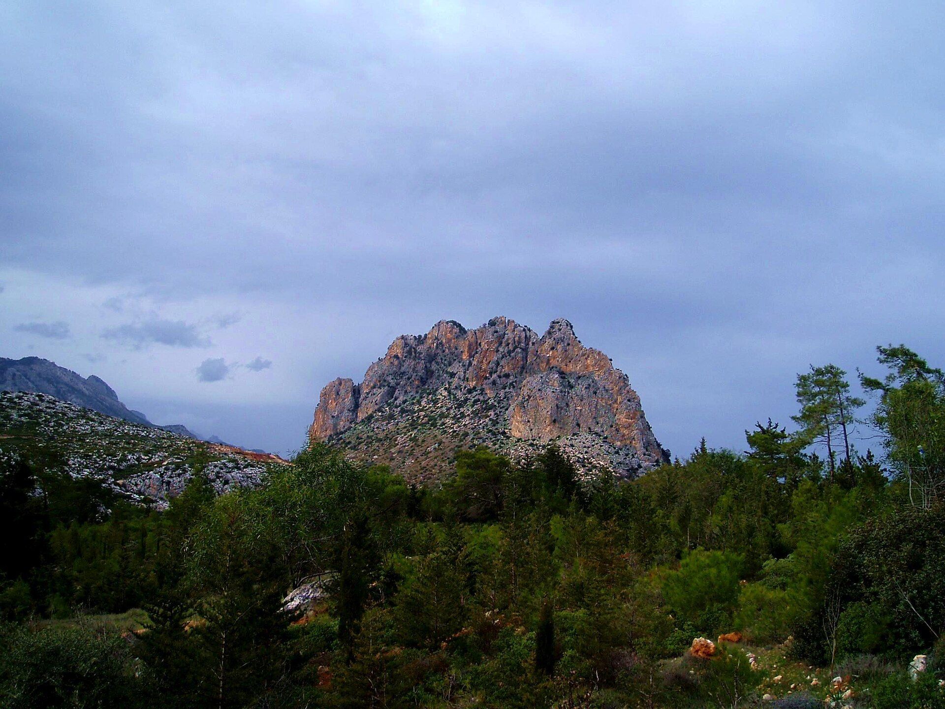 The Kyrenia range above the north coast of Cyprus
