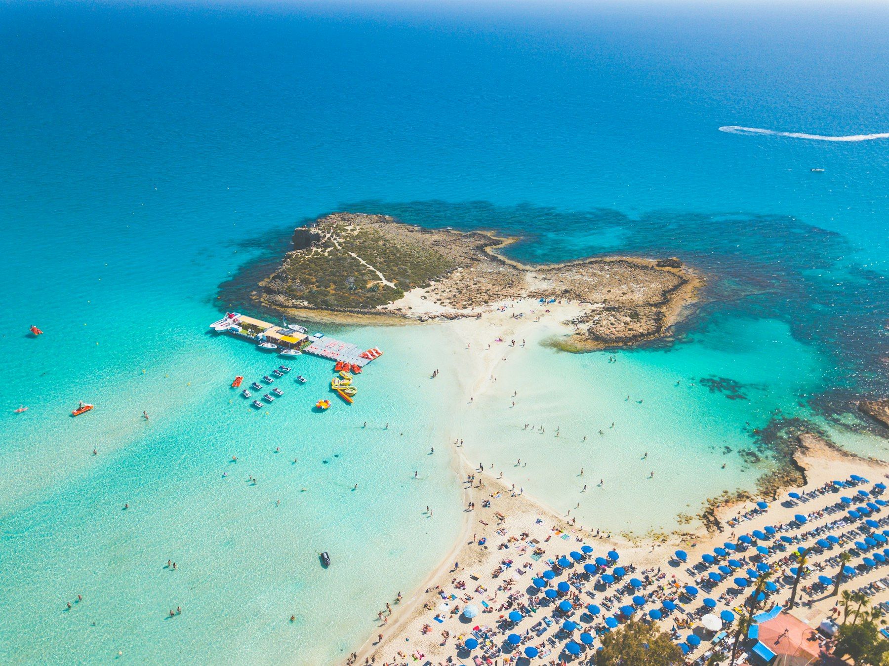 The coastline from above